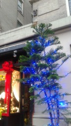 Along 86th Street 2015 Blue Christmas Tree Decoration